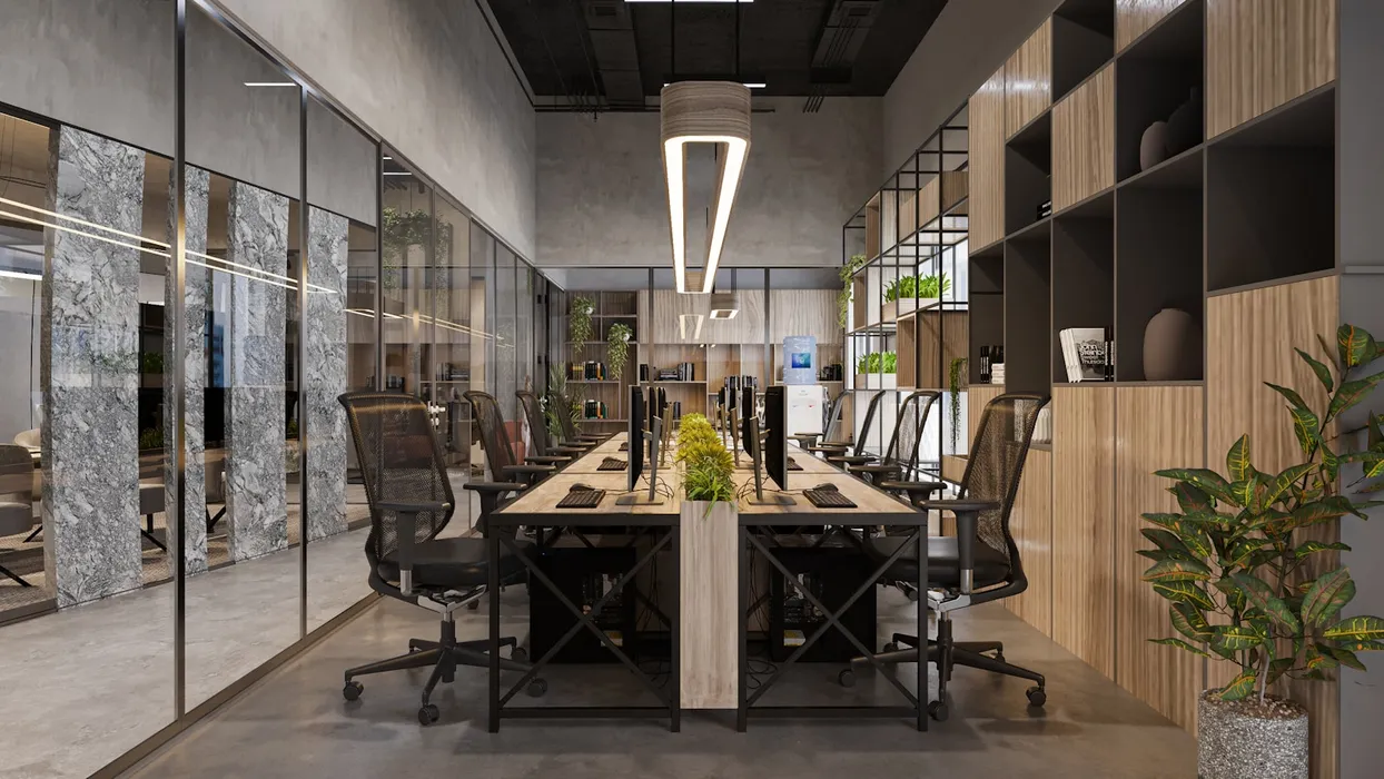Cover for Intelligent Lighting System for Modern Open-Plan Office